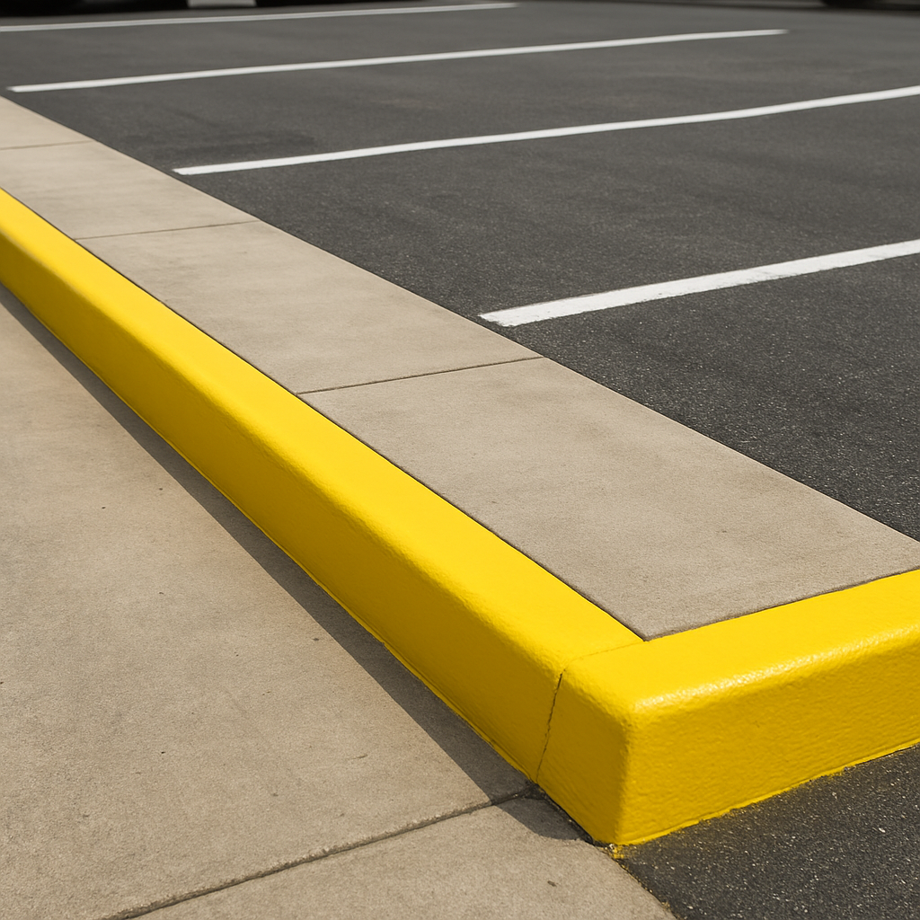Curb Painting after